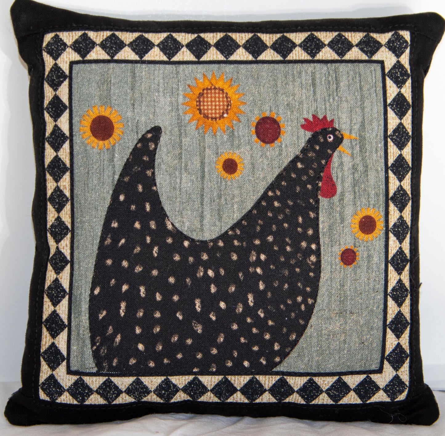 Rooster Pillow-DK-1-12-8122