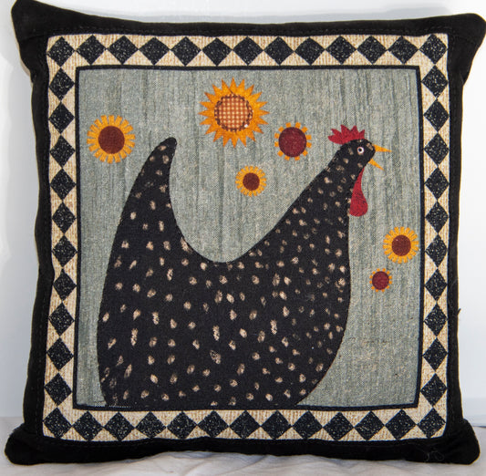 Rooster Pillow-DK-1-12-8122