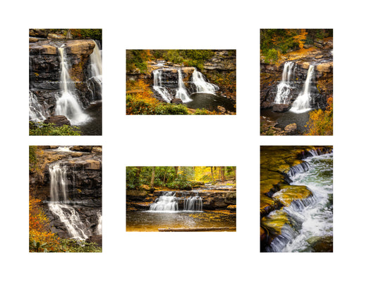 Waterfalls-1- Greeting Card Set Of 6