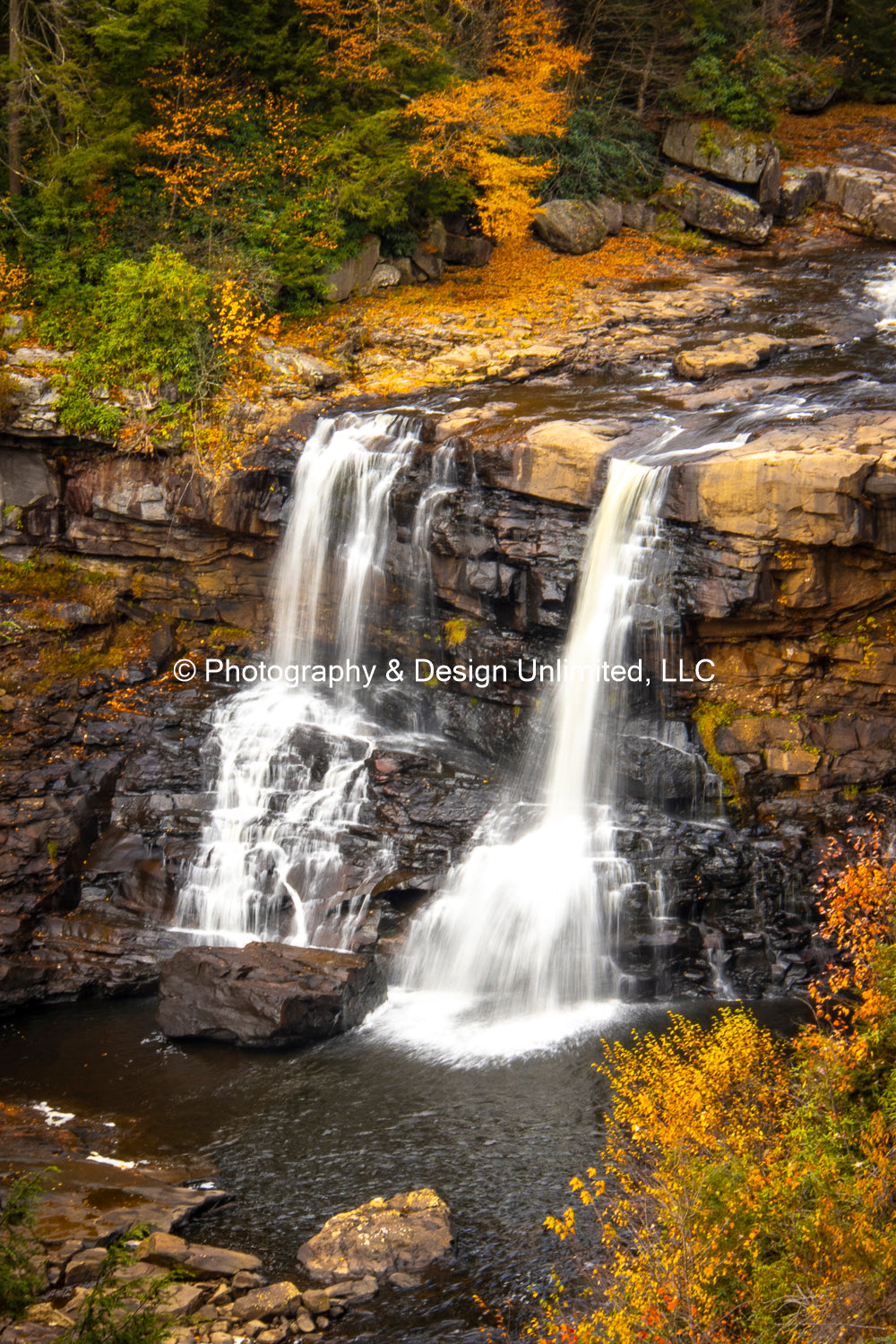 Waterfalls-1- Greeting Card Set Of 6